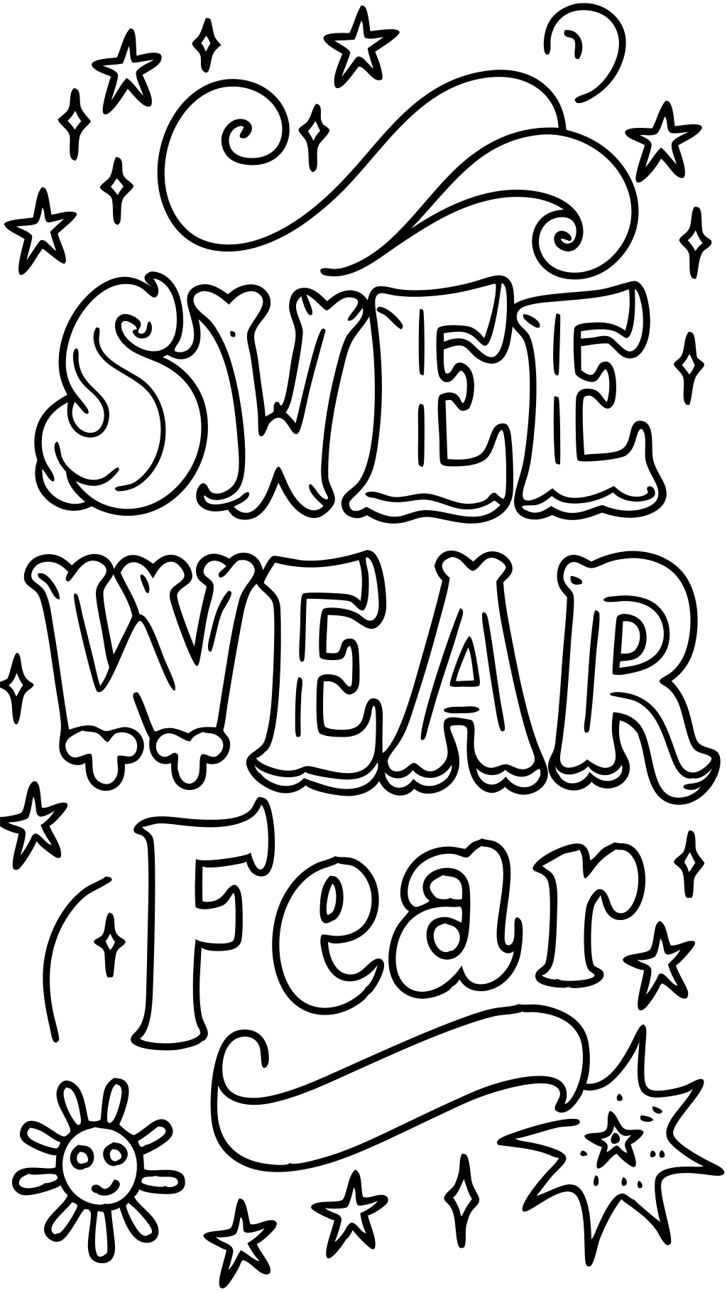 free swear word coloring pages